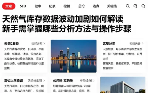 天然气库存数据波动加剧如何解读新手需掌握哪些分析方法与操作步骤